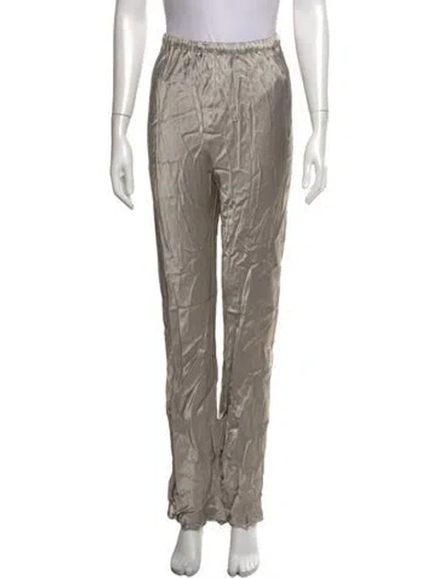Pre-owned Dissh Wide Leg Pants In Silver