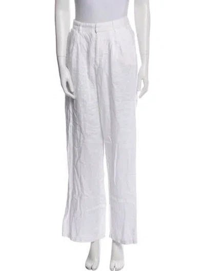 Pre-owned Dissh Wide Leg Pants In White