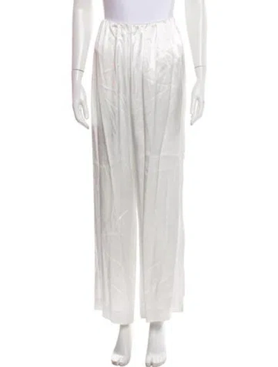 Pre-owned Dissh Wide Leg Pants In White