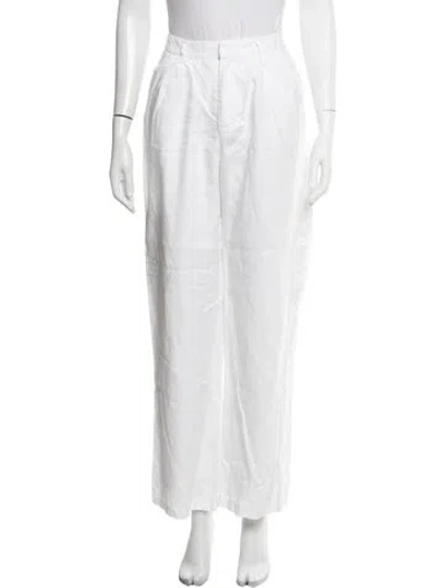 Pre-owned Dissh Wide Leg Pants In White