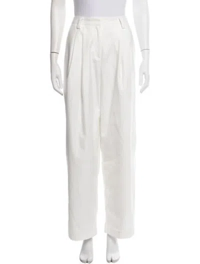 Pre-owned Dissh Wide Leg Pants In White