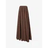 Dissh Womens Bitter Chocolate Roisin Strapless Cotton Midi Dress In Brown