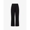 Dissh Womens Remy Tailored Woven Trousers Black In Black