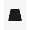 Dissh Womens Rita High-rise Woven Mini Skort Black In Black