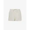 Dissh Womens Palma Striped Woven Shorts Cream In Cream