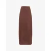 Dissh Womens Choc  Alias Strapless Stretch-woven Midi Dress In Brown