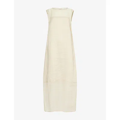 Dissh Womens Kai Sleeveless Woven Maxi Dress Plaster