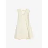 Dissh Womens Buttermilk Gabby Cotton Mini Dress In Yellow