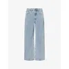 Dissh Womens Light Blue Reagan Wide-leg Denim Jeans In Blue
