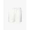 Dissh Womens White Kai Drawstring-waist Ramie Shorts In White