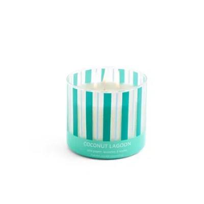Distant Lands 14oz Coconut Lagoon 3-wick Scented Jar Candle