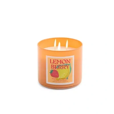 Distant Lands 14oz Lemon Berry 3-wick Scented Jar Candle