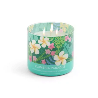 Distant Lands 14oz Plumeria Paradise 3-wick Scented Jar Candle