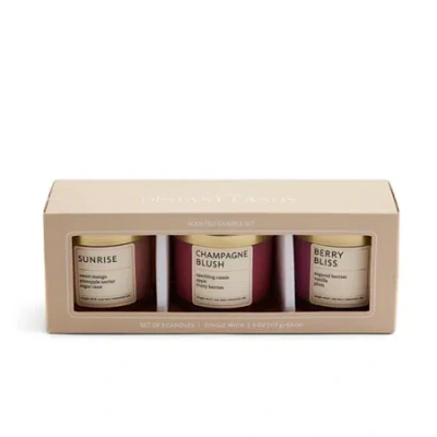 Distant Lands 4oz Fruity 3-pc. Jar Candle