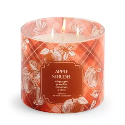 Distant Lands Apple Strudel 3-wick Scented Jar Candle