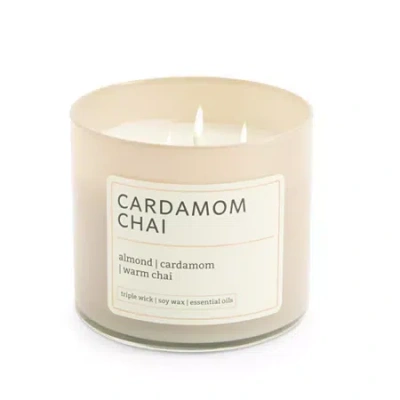 Distant Lands Cardamom Chai 3-wick Scented Jar Candle
