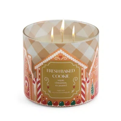 Distant Lands Fresh Baked Cookie 3-wick Scented Jar Candle