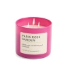 Distant Lands Paris Rose Garden 3-wick Scented Jar Candle
