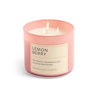 Distant Lands Scented Jar Candle In Lemon Berry
