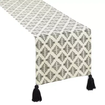 Distant Lands Zuri Table Runner In Black