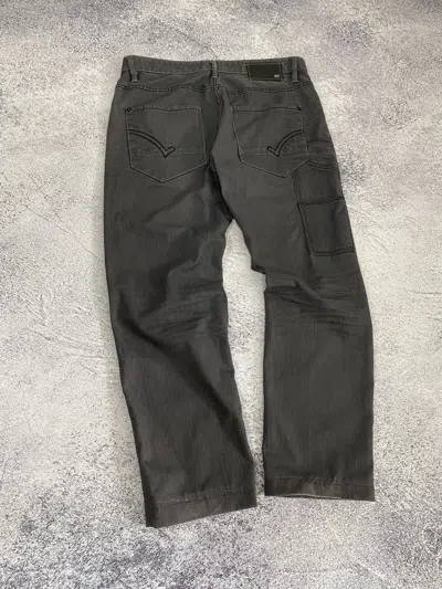 Pre-owned Distressed Denim X Ecko Unltd Y2k Vintage Ecko Unltd. Denim Baggy Pants Small Logo In Grey
