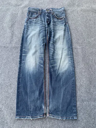 Pre-owned Distressed Denim X Edwin Vintage Edwin Xv Nice Faded In Faded Check
