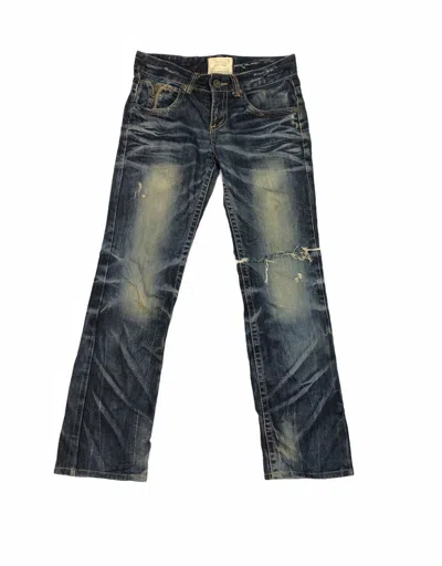 Pre-owned Distressed Denim X If Six Was Nine Lolita Jeans Distressed Denim Size 34 In Blue