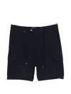 Distretto 12 Active Drawstring Bermuda Shorts In Blue