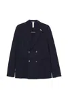 Distretto 12 D.b. Active Pocket Jacket In Blue