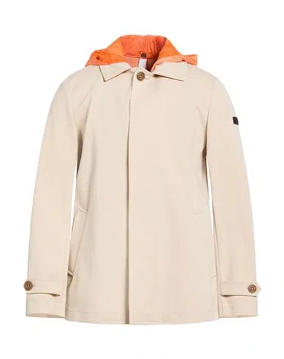 Distretto 12 Man Jacket Beige Size 38 Cotton, Nylon, Elastane In Neutral