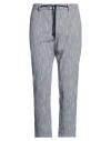 Distretto 12 Man Pants Midnight Blue Size 36 Cotton, Polyester, Polyamide, Elastane In Blue