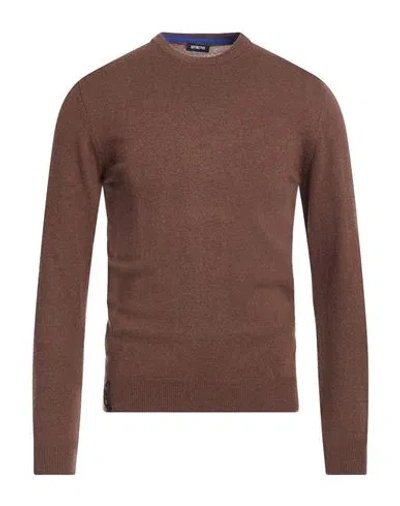 Distretto 12 Man Sweater Brown Size L Wool, Viscose, Polyamide, Cashmere