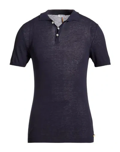 Distretto 12 Man Sweater Midnight Blue Size S Cotton