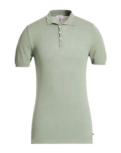 Distretto 12 Man Sweater Sage Green Size S Cotton