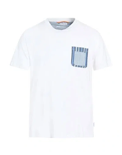 Distretto 12 Man T-shirt White Size Xxl Cotton