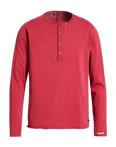 Distretto 12 Man T-shirt Pink Size L Cotton In Red
