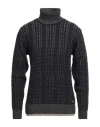 Distretto 12 Man Turtleneck Midnight Blue Size Xl Wool, Acrylic