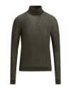Distretto 12 Man Turtleneck Military Green Size Xl Cotton, Elastane