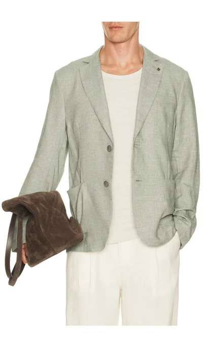 Distretto12 Certo Blazer In Green