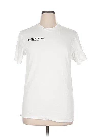 Pre-owned District Active T-shirt In White