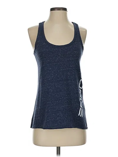 Pre-owned District Active Tank Top In Blue