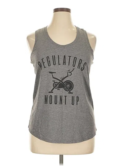Pre-owned District Active Tank Top In Gray