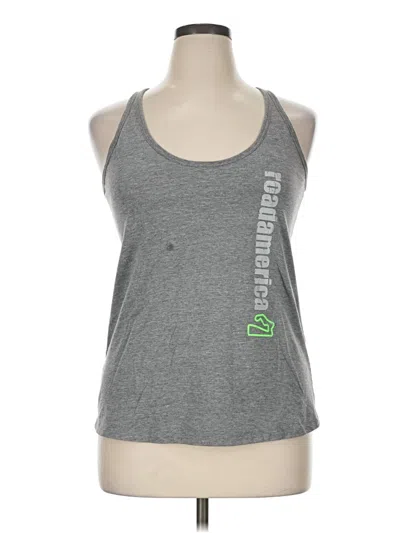 Pre-owned District Active Tank Top In Gray
