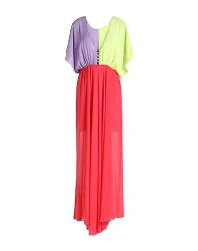 District By Margherita Mazzei Woman Maxi Dress Lilac Size 8 Polyester, Elastane In Purple