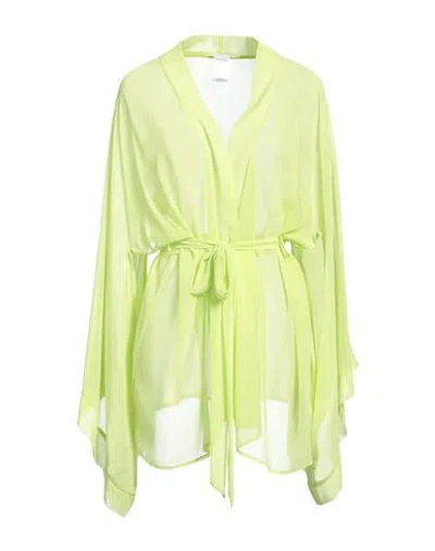 District By Margherita Mazzei Woman Top Light Green Size Onesize Polyester