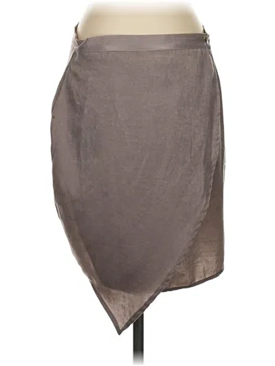 Pre-owned District Casual Skirt In Brown