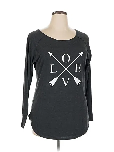 Pre-owned District Long Sleeve T-shirt In Gray