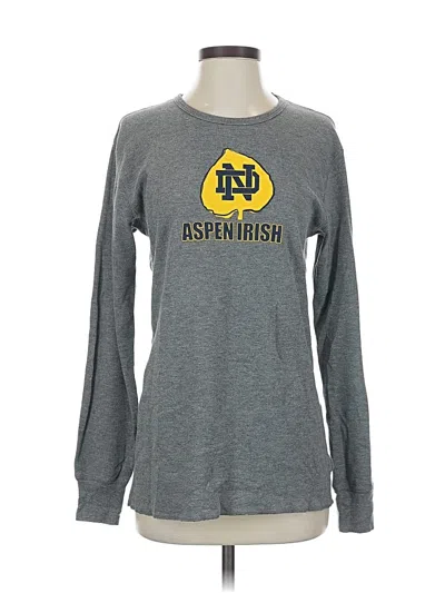 Pre-owned District Long Sleeve T-shirt In Gray