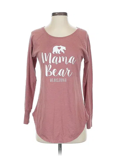 Pre-owned District Long Sleeve T-shirt In Pink