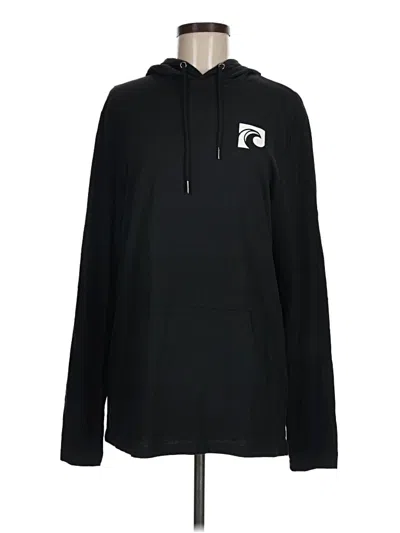 Pre-owned District Long Sleeve Top Black Cowl Neck Tops